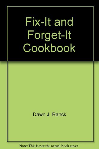 Stock image for Fix-It and Forget-It Cookbook for sale by HPB-Diamond