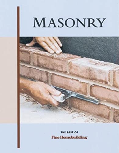9781561581696: Masonry (Best of Fine Homebuilding)