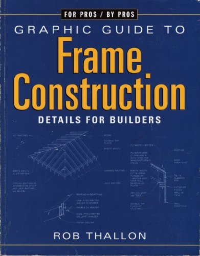 Beispielbild fr Graphic Guide to Frame Construction : Details for Builders and Designers zum Verkauf von Better World Books
