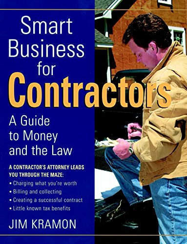 Stock image for Smart Business for Contractors for sale by Wonder Book