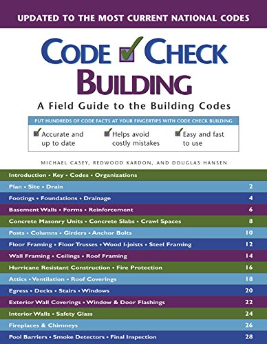 9781561585953: Code Check Building: A Field Guide to the Building Codes