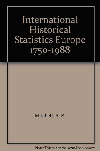 9781561590384: International Historical Statistics Europe 1750-1988