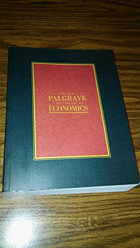 9781561591978: The New Palgrave: A Dictionary of Economics: Four Volume Boxed Set