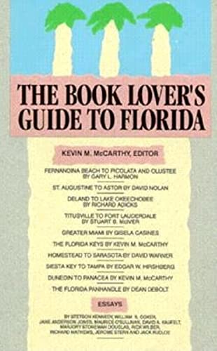 Stock image for The Book Lover's Guide to Florida for sale by Front Cover Books