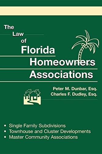 Beispielbild fr The Law of Florida Homeowners Associations zum Verkauf von ThriftBooks-Dallas