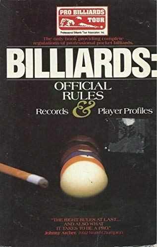 Beispielbild fr Billiards: Official Rules & Records Book zum Verkauf von Downtown Atlantis Books