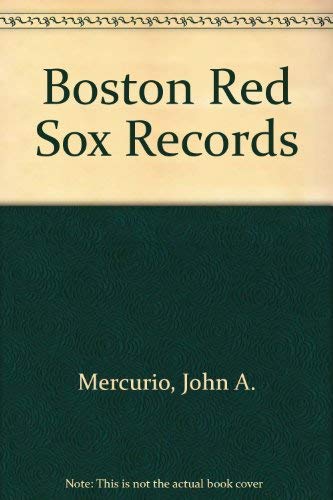 Stock image for Boston Red Sox Records for sale by Wonder Book