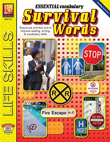 Beispielbild fr Essential Vocabulary: Survival Words | Reproducible Activity Book zum Verkauf von GF Books, Inc.