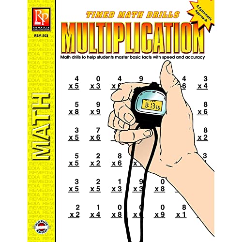 Stock image for Timed Math Drills: Multiplication | Reproducible Activity Book for sale by Goodwill of Colorado
