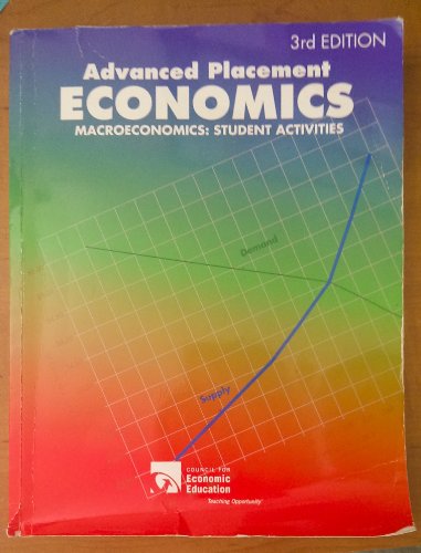 Beispielbild fr Advanced Placement Economics: Macroeconomics - Student Activities zum Verkauf von Gulf Coast Books