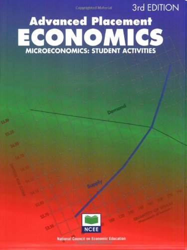 Stock image for Advanced Placement Economics: Microeconomics: Student Activities for sale by Booksavers of MD