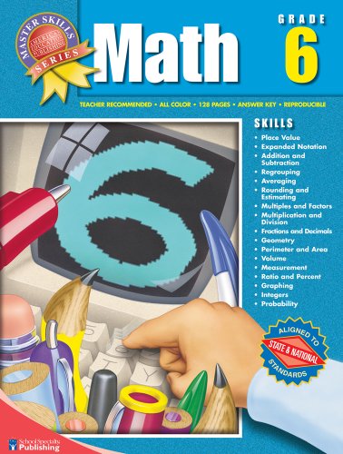 Beispielbild fr Math, Grade 6 (Master Skills) zum Verkauf von medimops