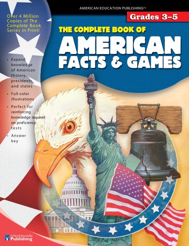 9781561892082: Complete Book of American Facts and Games, Grades 3 - 5