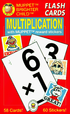 9781561892891: Multiplication/Flash Cards With Muppet Reward Stickers (Brighter Child)
