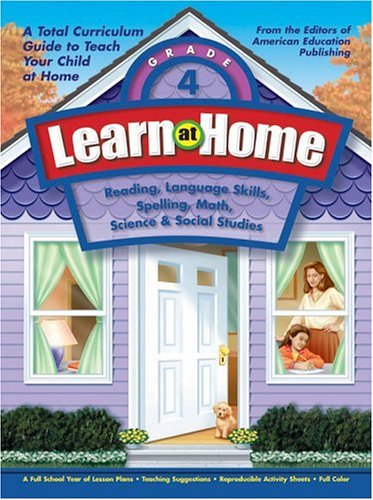 Beispielbild fr Learn at Home, Grade 4 zum Verkauf von Once Upon A Time Books