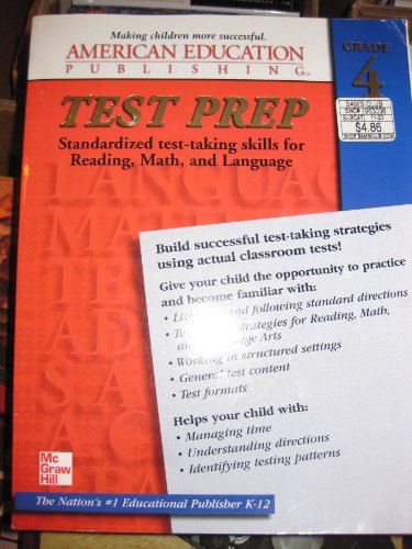 Test Prep, Grade 4 (9781561897544) by Carson-Dellosa Publishing