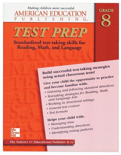 AEP Test Prep, Grade 8 (9781561897582) by Carson-Dellosa Publishing