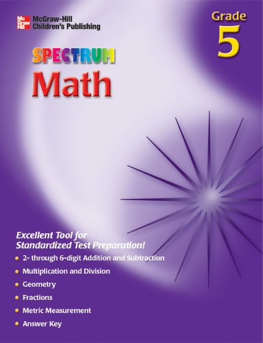 Stock image for Spectrum Math, Grade 5 for sale by Wonder Book