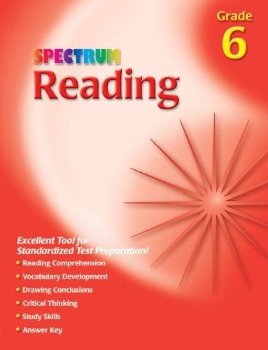 Beispielbild fr Spectrum Reading, Grade 6 (McGraw-Hill Learning Materials Spectrum) zum Verkauf von Wonder Book