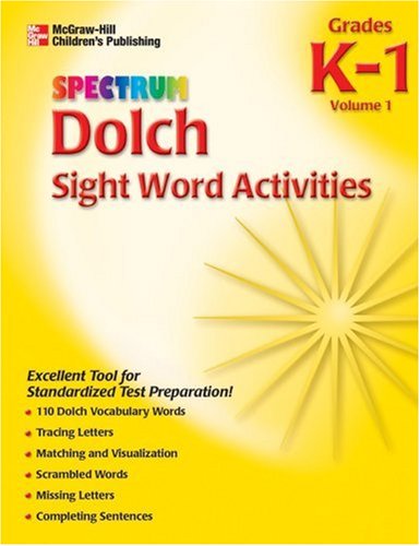 9781561899173: Dolch Sight Word Activities: Grade K-1