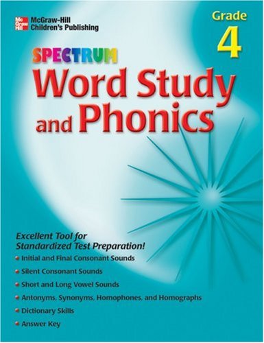 Imagen de archivo de Spectrum Word Study and Phonics, Grade 4 (Spectrum (McGraw-Hill)) a la venta por SecondSale