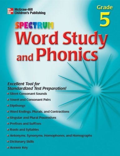 Imagen de archivo de Spectrum Word Study and Phonics, Grade 5 a la venta por BooksRun