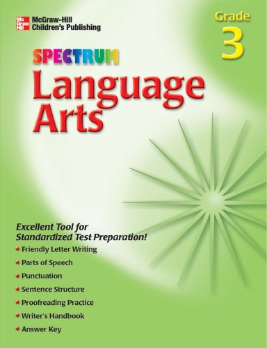 9781561899531: Spectrum Language Arts, Grade 3 (Spectrum (McGraw-Hill))