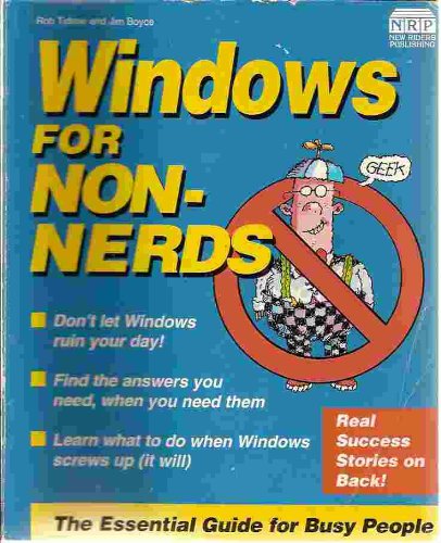 Beispielbild fr Windows for Non-Nerds zum Verkauf von Better World Books