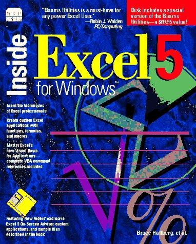 9781562052188: Inside Excel 5 for Windows/Book and Disk