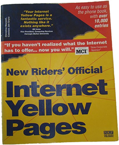 Stock image for New Riders Official Internet Yellow Pages, 1995 Edition for sale by dsmbooks