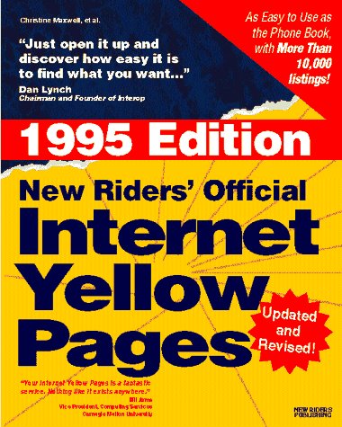 Imagen de archivo de New Riders' Official Internet Yellow Pages a la venta por ThriftBooks-Atlanta