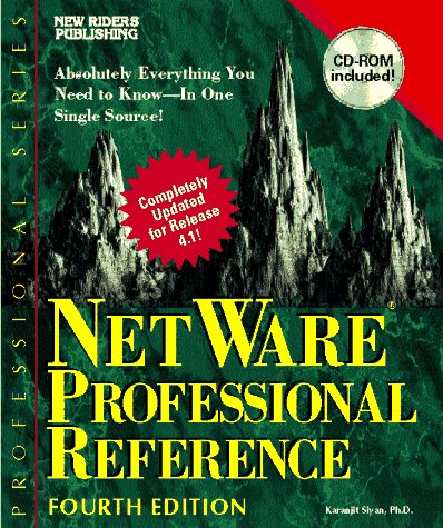 Beispielbild fr Netware Professional Reference/Book and Cd zum Verkauf von Phatpocket Limited