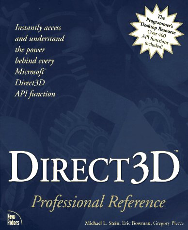 Imagen de archivo de Direct3D: Professional Reference a la venta por HPB-Red
