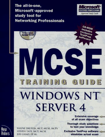 Stock image for MCSE Training Guide: Windows NT Server 4 (Training Guides) for sale by AwesomeBooks