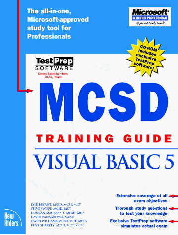 Beispielbild fr McSd Training Guide: Visual Basic 5 (Training Guides) zum Verkauf von Wonder Book