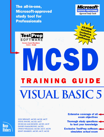 Stock image for McSd Training Guide: Visual Basic 5 (Training Guides) for sale by Wonder Book