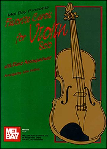 Beispielbild fr Mel Bay Favorite Carols for Violin Solo zum Verkauf von Wonder Book