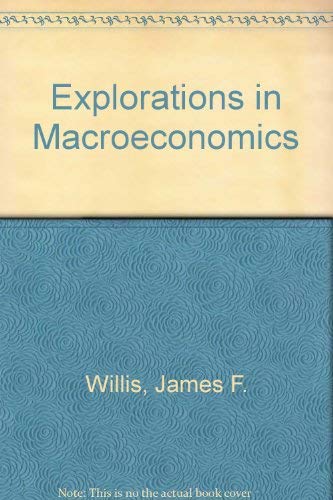Stock image for Explorations in Macroeconomics for sale by Irish Booksellers