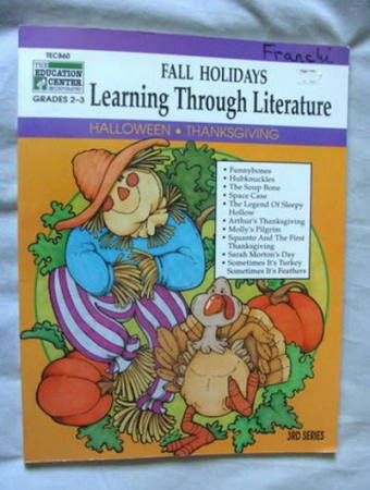 Stock image for Fall Holidays, Halloween and Thanksgiving, Grades 2-3 (Learning Through Literature) for sale by HPB-Ruby