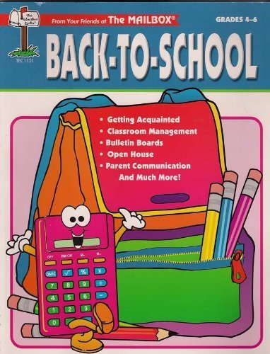 Beispielbild fr Back-To-School Book Grades 4-6 (From Your Friends at The Mailbox) zum Verkauf von Wonder Book
