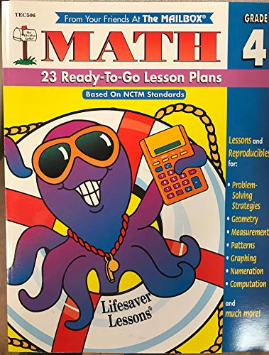 Stock image for Lifesaver Lessons Math Grade 4 for sale by Once Upon A Time Books