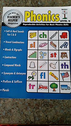 Beispielbild fr Phonics:Reproducible Activities for Basic Phonic Skills By Teacher's Helper Magazine zum Verkauf von Wonder Book