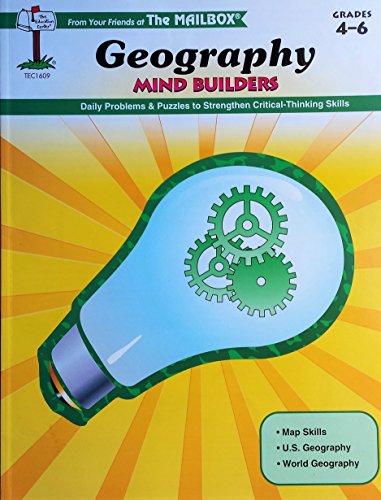 Stock image for The Mailbox Geography Mind Builders Grades 4-6 for sale by HPB Inc.