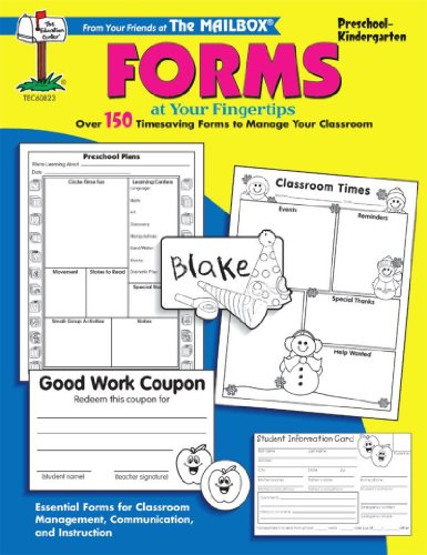 9781562345501: THE EDUCATION CENTER TEC60823 FORMS AT YOUR FINGERTIPS PRE-K