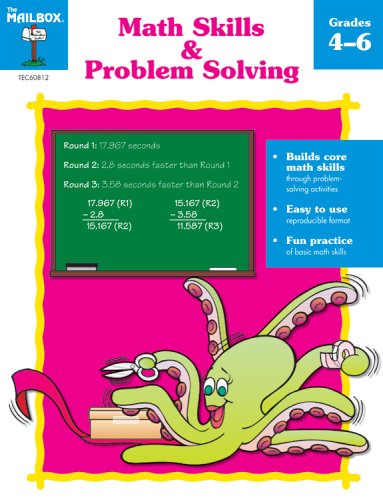 9781562346034: Math Skills & Problem Solving Grades 4-6