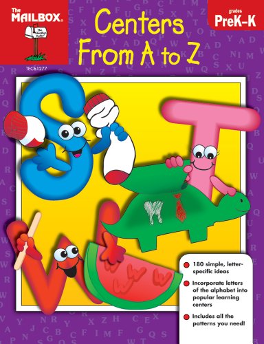 Stock image for Centers from A to Z. Grades Prek-K: More Than 180 Alphabet Activities for Popular Learning Centers for sale by ThriftBooks-Atlanta