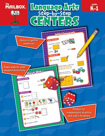 Step-by-Step Centers: Language Arts (Grs. K-1) (9781562349875) by The Mailbox Books Staff