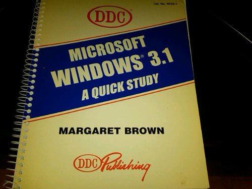 Beispielbild fr Microsoft Windows 3.1: A Quick Study zum Verkauf von Wonder Book