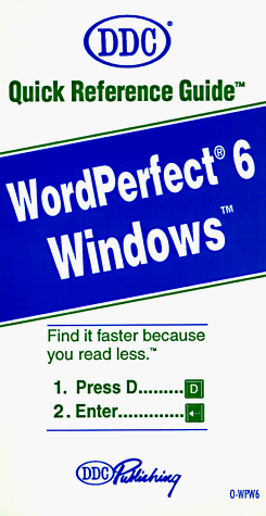 Stock image for Wordperfect for Windows (Quick Reference Guide) for sale by Wonder Book