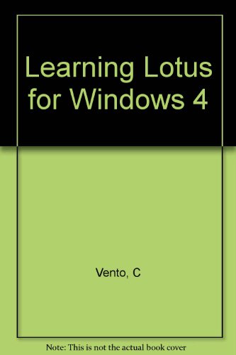 9781562431426: Learning Lotus 1-2-3 for Windows Release 4